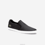 Lacoste נעלי סניקרס מחליקות מעור Jouer DZ4D0D1885 שחור ולבן 312 גברים