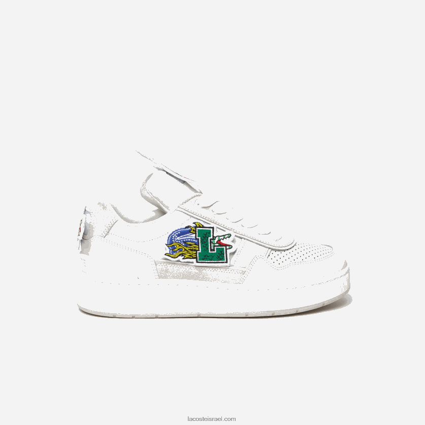 Lacoste נעלי סניקרס מעור ace clip DZ4D0D1785 לבן 21 גרם גברים - Image 1