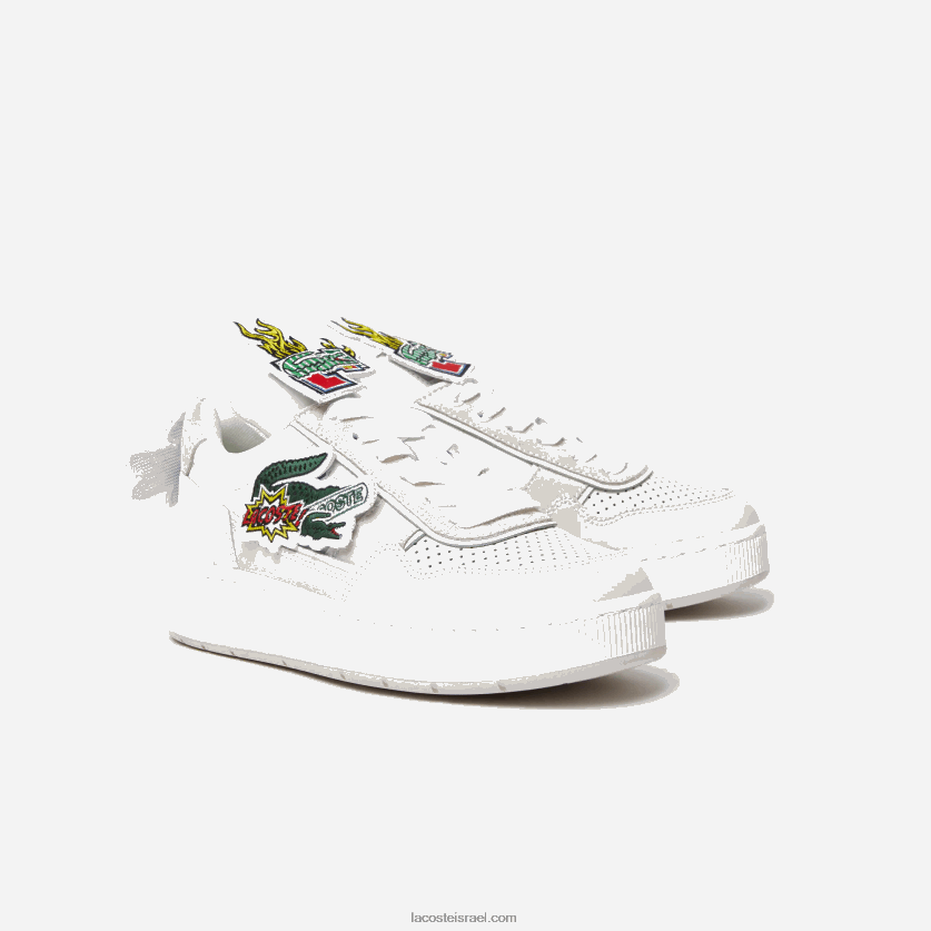 Lacoste נעלי סניקרס מעור ace clip DZ4D0D2703 לבן 21 גרם נשים - Image 2