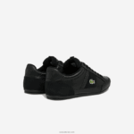 Lacoste נעלי סניקרס מעור chaymon bl וגווני סינתטי DZ4D0D1807 שחור 02h גברים - Image 3