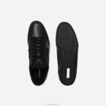 Lacoste נעלי סניקרס מעור chaymon bl וגווני סינתטי DZ4D0D1807 שחור 02h גברים - Image 4