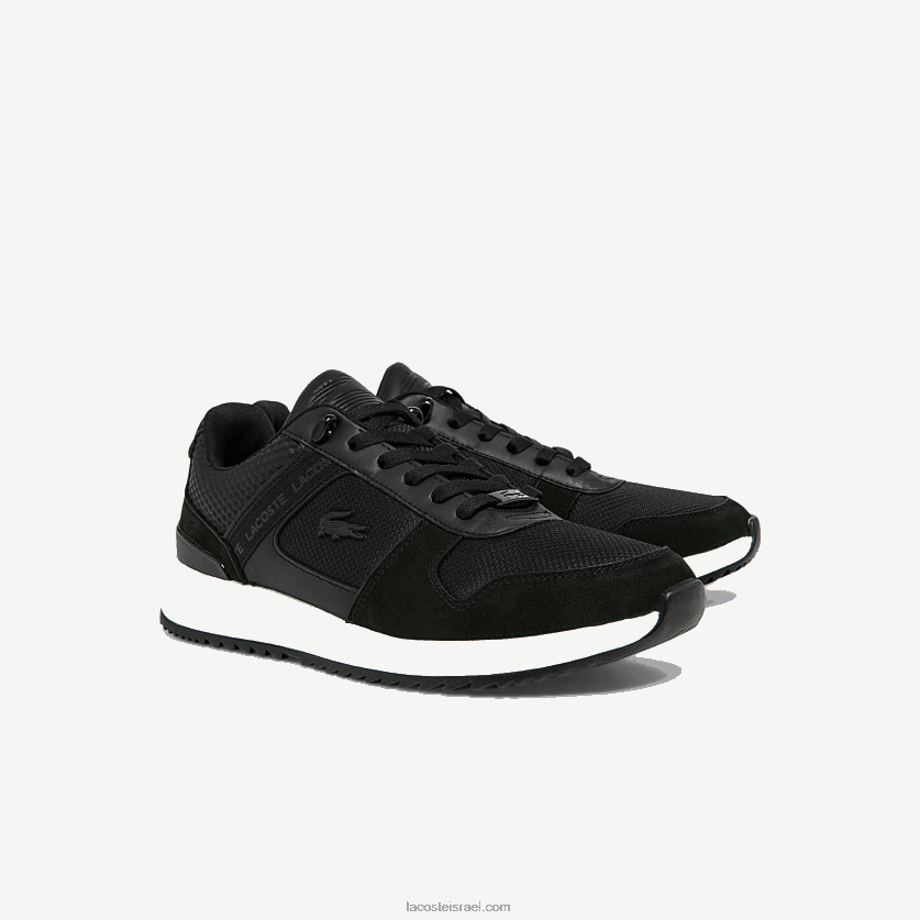Lacoste נעלי סניקרס מעור joggeur 2.0 DZ4D0D1906 שחור 02h גברים - Image 2