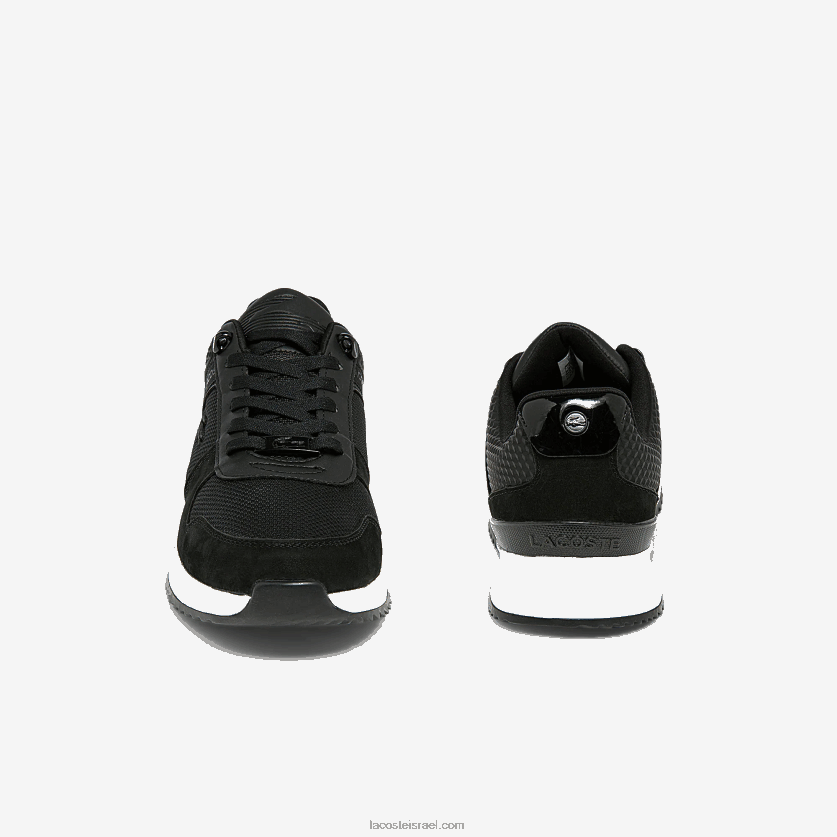Lacoste נעלי סניקרס מעור joggeur 2.0 DZ4D0D1906 שחור 02h גברים - Image 5