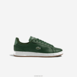 Lacoste נעלי סניקרס עם סוליית מסטיק מעור carnaby pro DZ4D0D1723 מסטיק ירוק כהה grg גברים