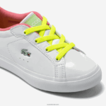 Lacoste נעלי סניקרס צבעוניות סינתטיות של powercourt DZ4D0D2931 לבן/ירוק 082 תינוקות - Image 4