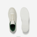 Lacoste נעלי ספורט בגווני עור g80 club DZ4D0D1739 לבן 18c גברים - Image 4