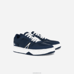 Lacoste נעלי ספורט בגווני עור l001 DZ4D0D1829 נייבי ולבן 092 גברים - Image 2