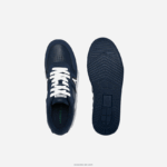 Lacoste נעלי ספורט בגווני עור l001 DZ4D0D1829 נייבי ולבן 092 גברים - Image 4