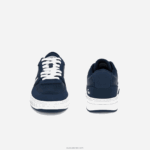 Lacoste נעלי ספורט בגווני עור l001 DZ4D0D1829 נייבי ולבן 092 גברים - Image 5