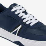 Lacoste נעלי ספורט בגווני עור l001 DZ4D0D1829 נייבי ולבן 092 גברים - Image 6
