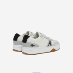 Lacoste נעלי ספורט בגווני עור l001 DZ4D0D1830 לבן ושחור 147 גברים - Image 3