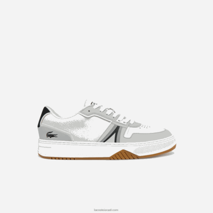 Lacoste נעלי ספורט בגווני עור l001 DZ4D0D1830 לבן ושחור 147 גברים