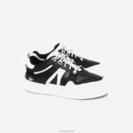 Lacoste נעלי ספורט בגווני עור l002 DZ4D0D2719 שחור ולבן 312 נשים - Image 2