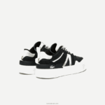 Lacoste נעלי ספורט בגווני עור l002 DZ4D0D2719 שחור ולבן 312 נשים - Image 3