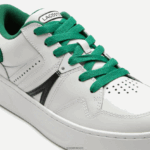 Lacoste נעלי ספורט בגווני עור l005 DZ4D0D1818 לבן/ירוק 082 גברים - Image 6