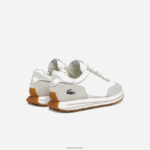 Lacoste נעלי ספורט בדגש זהב טקסטיל עם ספין DZ4D0D2744 לבן 21 גרם נשים - Image 3