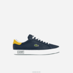 Lacoste נעלי ספורט בדגש עור powercourt DZ4D0D1884 צהוב נייבי 2 מ"ר גברים