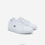 Lacoste נעלי ספורט בוגרים DZ4D0D2991 לבן ושחור 147 תינוקות - Image 2