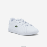 Lacoste נעלי ספורט בוגרים DZ4D0D2991 לבן ושחור 147 תינוקות