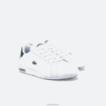 Lacoste נעלי ספורט בוגרים DZ4D0D3302 לבן ושחור 147 ילדים - Image 2