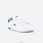 Lacoste נעלי ספורט בוגרים DZ4D0D3302 לבן ושחור 147 ילדים