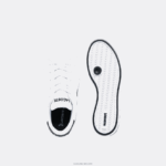 Lacoste נעלי ספורט בוגרים DZ4D0D3302 לבן ושחור 147 ילדים - Image 4
