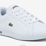 Lacoste נעלי ספורט בוגרים DZ4D0D3302 לבן ושחור 147 ילדים - Image 6