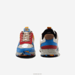 Lacoste נעלי ספורט בלוק עור של joggeur 2.0 DZ4D0D1905 לבן אדום 4y0 גברים - Image 5