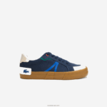 Lacoste נעלי ספורט בסוליות מסטיק l004 מטקסטיל DZ4D0D1856 מסטיק חיל הים gu1 גברים