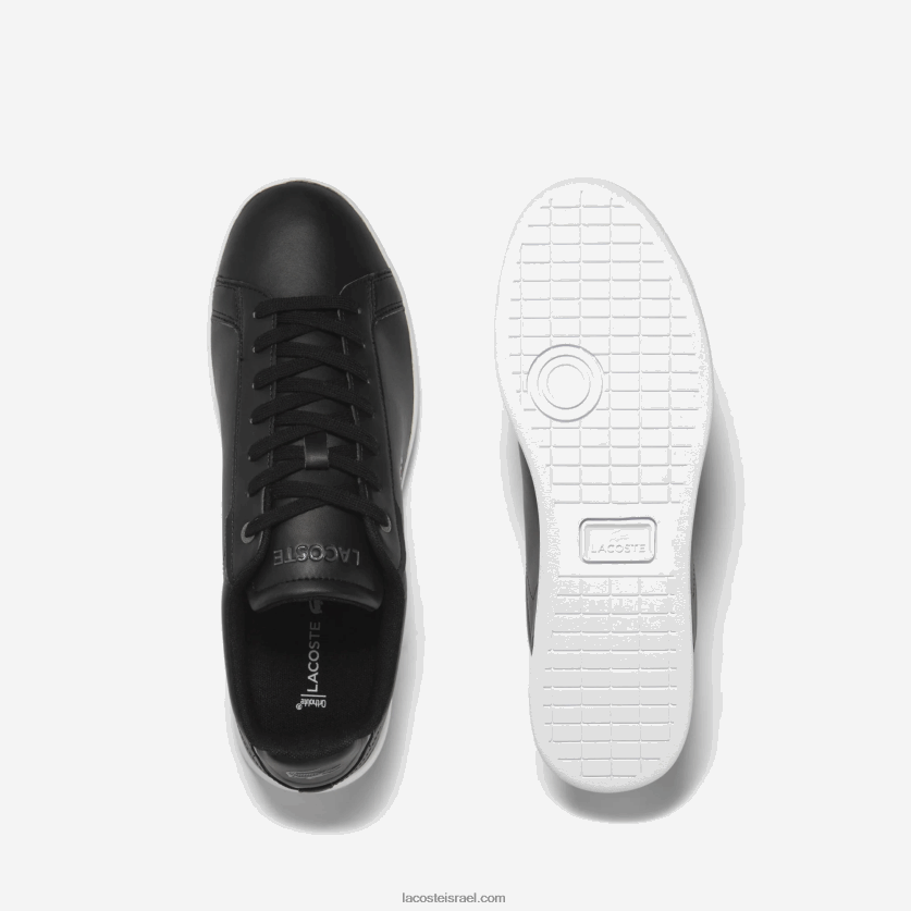Lacoste נעלי ספורט גווני עור של carnaby pro bl DZ4D0D1742 שחור ולבן 312 גברים - Image 4