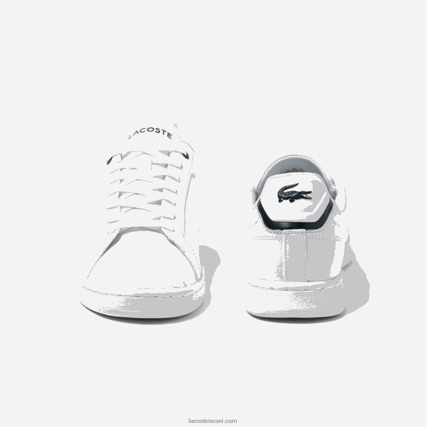 Lacoste נעלי ספורט גווני עור של carnaby pro bl DZ4D0D1743 לבן & נייבי 042 גברים - Image 5