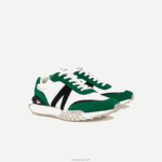 Lacoste נעלי ספורט דלוקס טקסטיל עם דגש על l-spin DZ4D0D1870 לבן/ירוק 082 גברים - Image 2