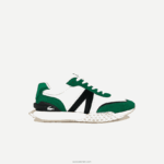 Lacoste נעלי ספורט דלוקס טקסטיל עם דגש על l-spin DZ4D0D1870 לבן/ירוק 082 גברים