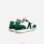 Lacoste נעלי ספורט דלוקס טקסטיל עם דגש על l-spin DZ4D0D1870 לבן/ירוק 082 גברים - Image 3