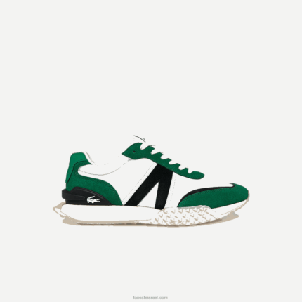 Lacoste נעלי ספורט דלוקס טקסטיל עם דגש על l-spin DZ4D0D1870 לבן/ירוק 082 גברים