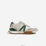 Lacoste נעלי ספורט דלוקס מעור l-spin DZ4D0D1738 לבן/ירוק 082 גברים