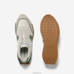 Lacoste נעלי ספורט דלוקס מעור l-spin DZ4D0D1738 לבן/ירוק 082 גברים - Image 4