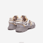 Lacoste נעלי ספורט טקסטיל אקטיביות של l003 DZ4D0D1732 אפור לבן 1e7 גברים - Image 3