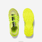 Lacoste נעלי ספורט טקסטיל אקטיביות של l003 DZ4D0D1733 צהוב צהוב 2t7 גברים - Image 4