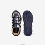Lacoste נעלי ספורט טקסטיל אקטיביות של l003 DZ4D0D2690 חיל הים nb0 נשים - Image 4