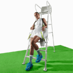 Lacoste נעלי ספורט טקסטיל אקטיביות של l003 DZ4D0D2691 כחול 11c נשים - Image 3