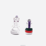 Lacoste נעלי ספורט טקסטיל בינוניות l004 DZ4D0D2715 לבן ורוד 06c נשים - Image 5