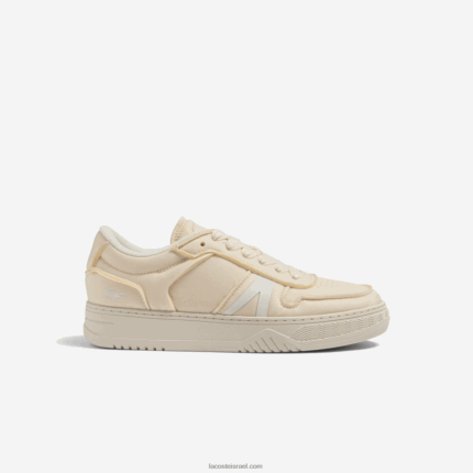 Lacoste נעלי ספורט טקסטיל בעיצוב l001 DZ4D0D1746 לבן 18c גברים