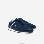 Lacoste נעלי ספורט טקסטיל ועור של menerva DZ4D0D1699 נייבי ולבן 092 גברים - Image 2