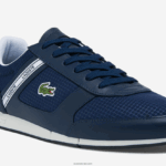 Lacoste נעלי ספורט טקסטיל ועור של menerva DZ4D0D1699 נייבי ולבן 092 גברים - Image 6