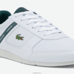 Lacoste נעלי ספורט טקסטיל ועור של menerva DZ4D0D1700 לבן וירוק כהה 1r5 גברים - Image 6