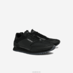 Lacoste נעלי ספורט טקסטיל לוקס של partner DZ4D0D1706 שחור 02h גברים - Image 2