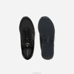 Lacoste נעלי ספורט טקסטיל לוקס של partner DZ4D0D1706 שחור 02h גברים - Image 4
