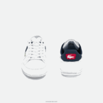 Lacoste נעלי ספורט טקסטיל של chaymon וסינטטיות DZ4D0D1791 לבן/צי ואדום 407 גברים - Image 5