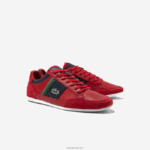 Lacoste נעלי ספורט טקסטיל של chaymon DZ4D0D1737 חיל הים האדום rs7 גברים - Image 2